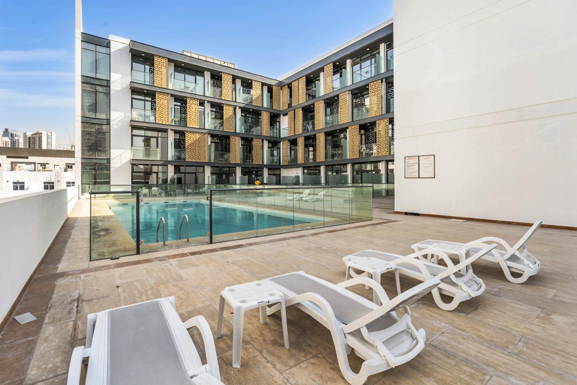 Appartement Dayf-ser03 Brand New With Balcony In Jvc *